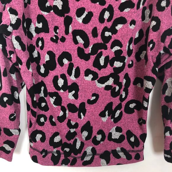 White Birch Animal Print Dolman Sleeve Sweater - Picture 4 of 11